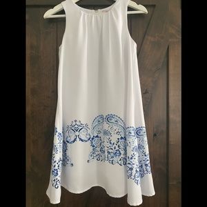 GB Girls White Dress Sz L (14/16)